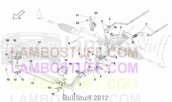 2014 Lamborghini GALLARDO LP 550-2 COUPE EUROPE OIL COOLER (422.10.00)
